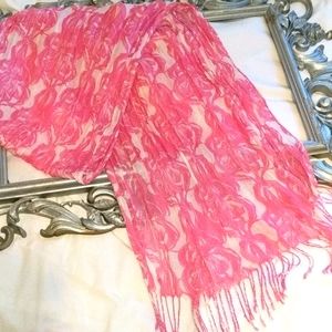 Beautiful scarf lightweight 20" W x 86" L